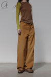 BASERANGE Corduroy Navarro Pants Made in Portugal TRNA-CO-WI22 Bossa Brown